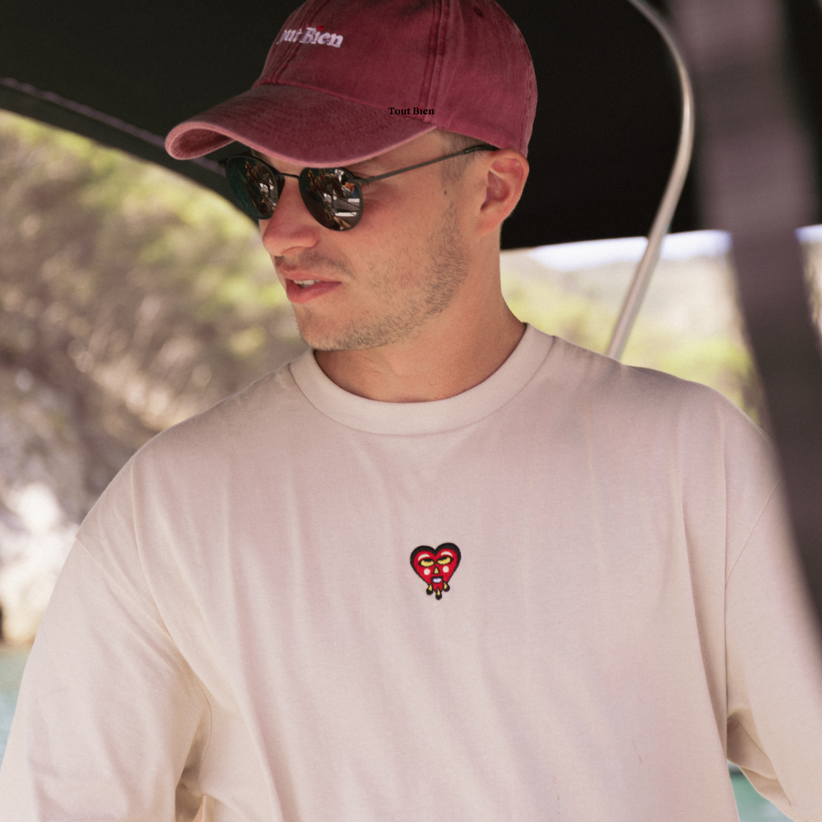 Embroidered Logo Tee