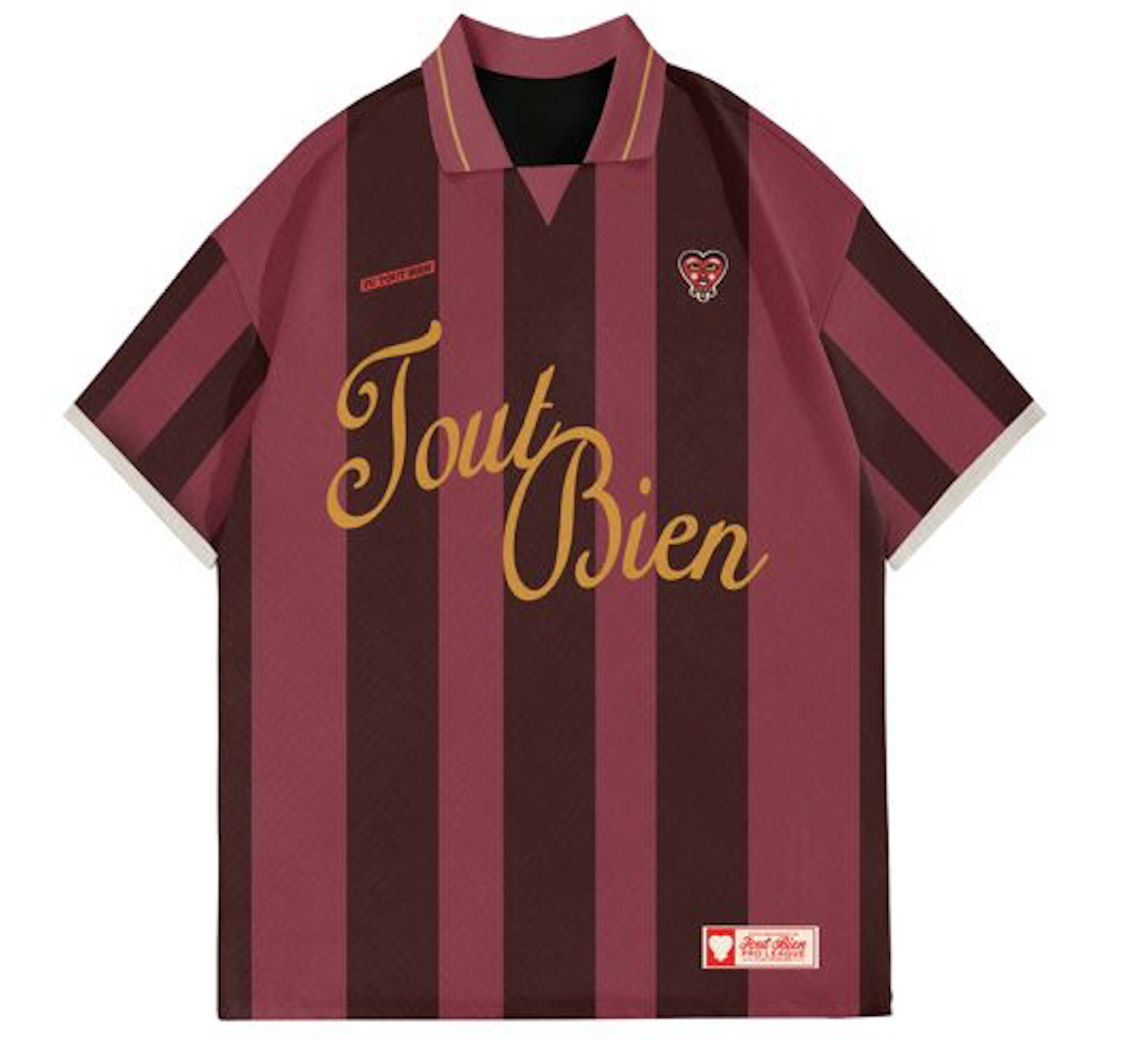 Red football shirt Tout Bien
