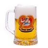 Halbes liter Glas