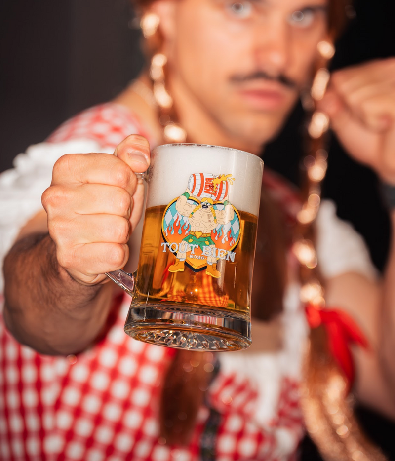 Halbes liter Glas 2026
