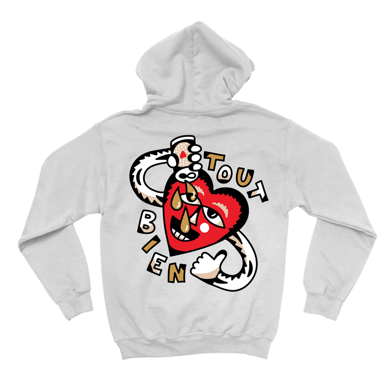 Thirsty Logo Hoodie Grey